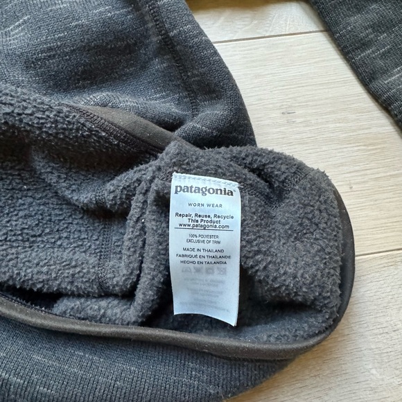 Patagonia Worn Wear M’s Better Sweater 1/4 Zip in Nickel (dark gray) size medium - Picture 4 of 5